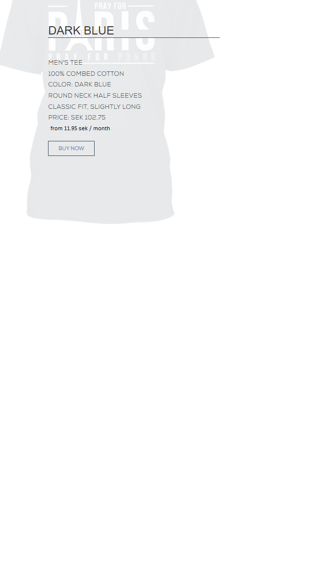 Example of a product with monthly fee calculation done